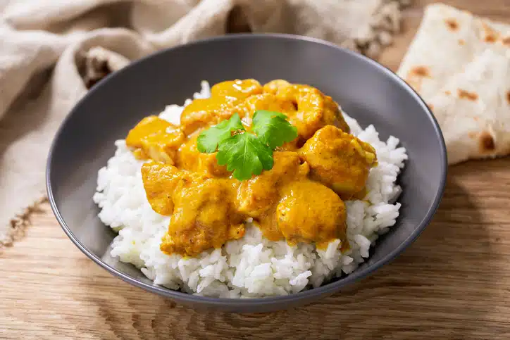 Poulet curry coco