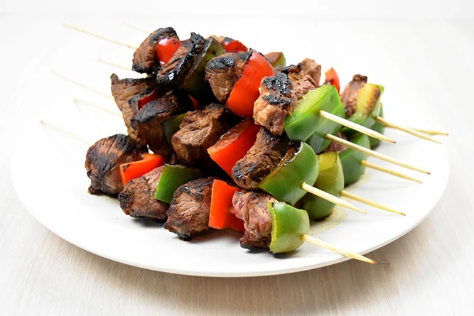 Brochette de bœuf taille M