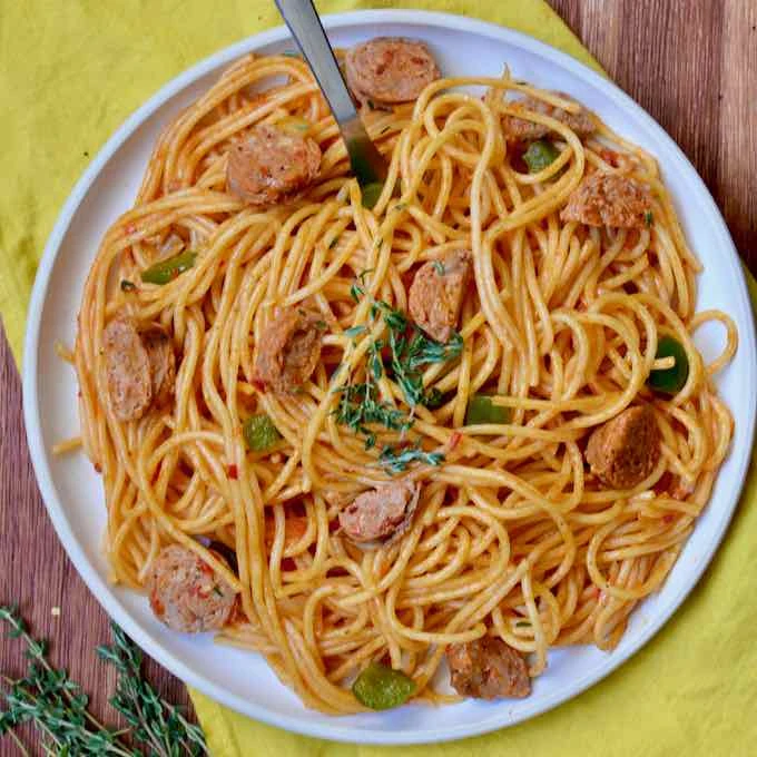 Spaghetti à l’haïtienne taille M