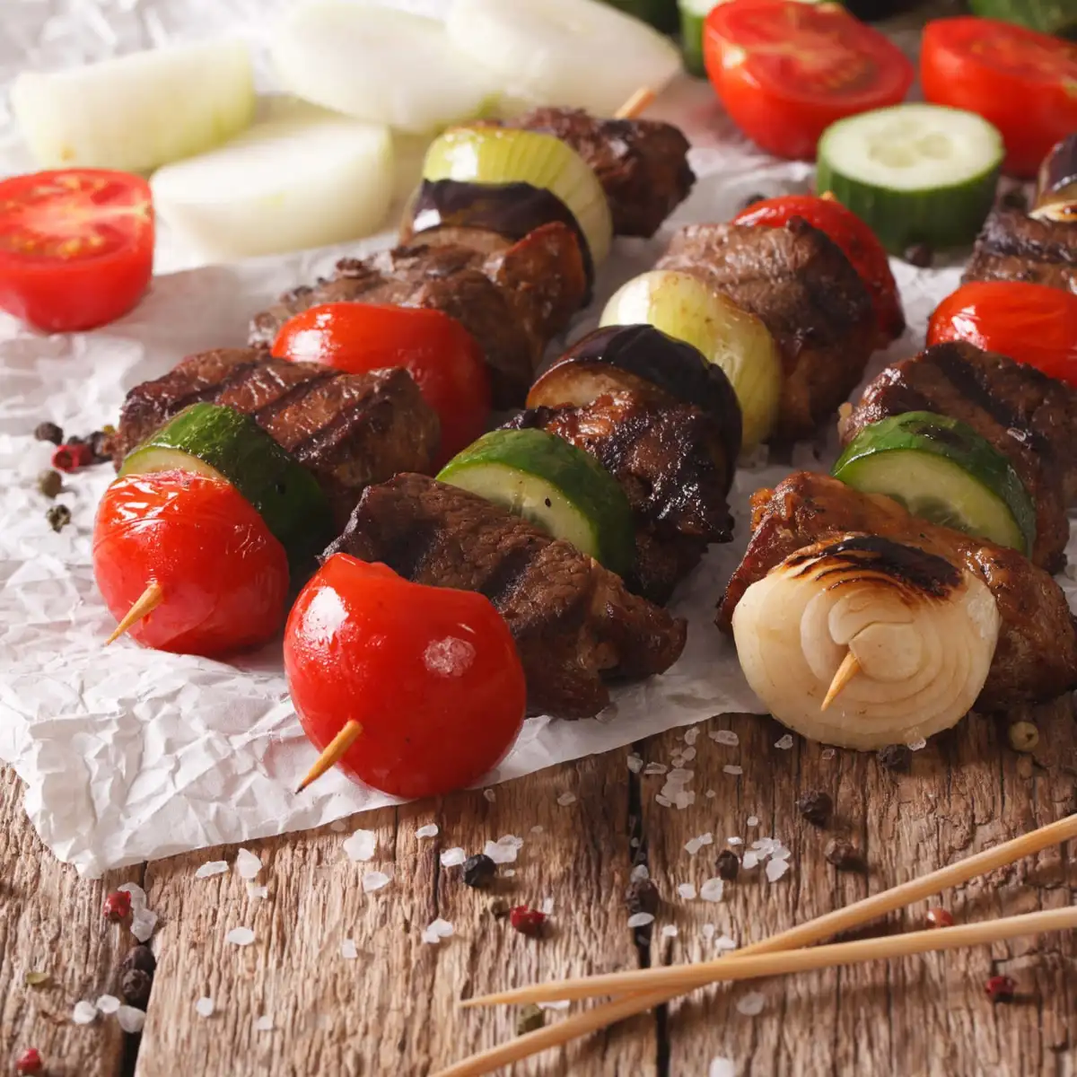 Brochette de bœuf taille L